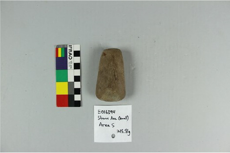 Ground-edged Hatchet from Hunters Hill, housed in the Australian Museum.